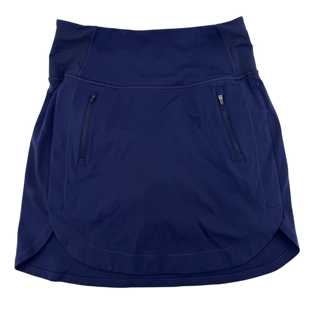 Athleta Fairway Golf Skort Women XS Navy Blue Athletic Tennis Skirt Pockets